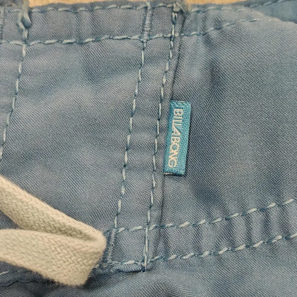 Billabong Board Shorts Mens 40 Blue Cargo Surf Swim Trunks Quick Dry Beach